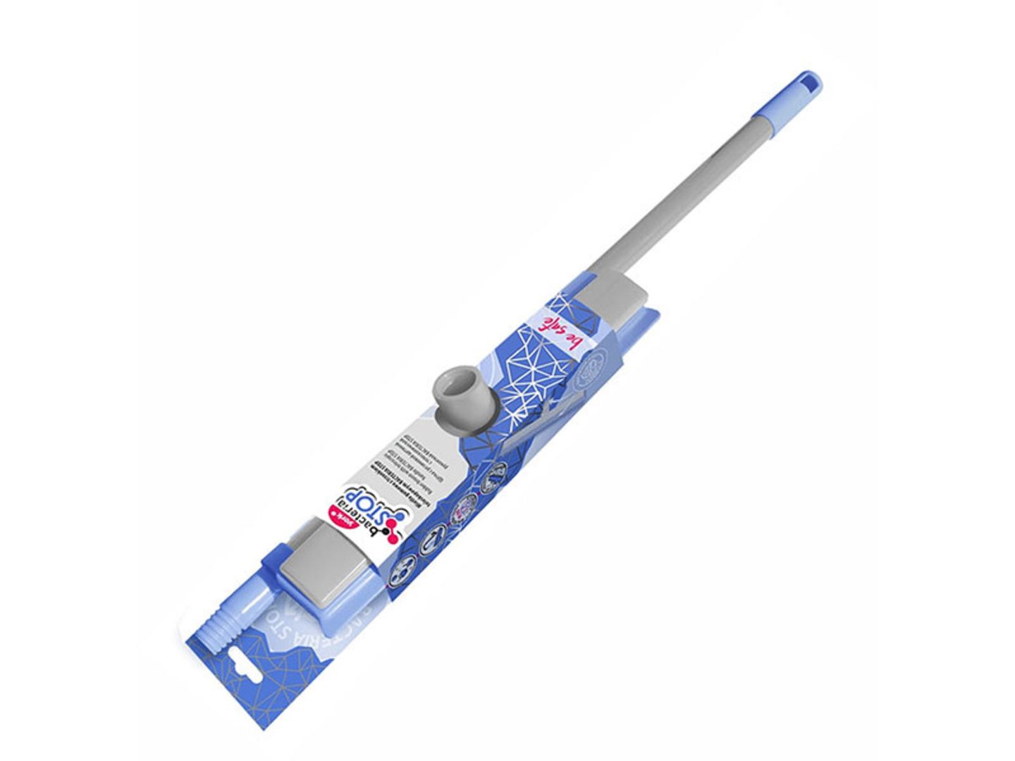 Smeták antistatický gumový 31cm s tel. násadou 120 cm