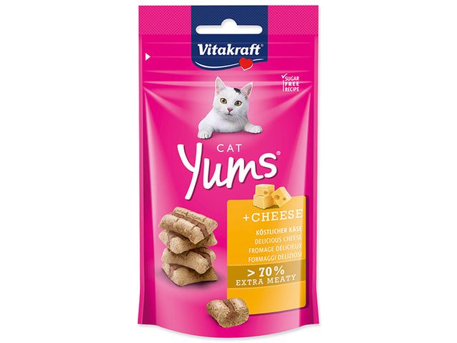 Obrázek produktu Krmivo pro kočky Cat Yums sýr 40g