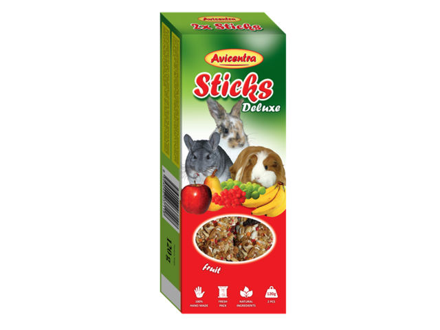 Obrázek produktu Tyčinka Avicentra Deluxe velký hlodavec, s ovocem 2ks