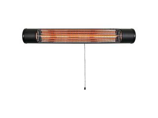 Zářič infra BASE 750/1500W tažný vypínač, černý