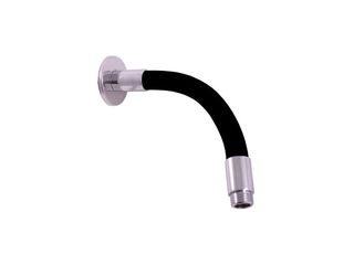 Držák sprchy flexi 23 cm stěnový, černý