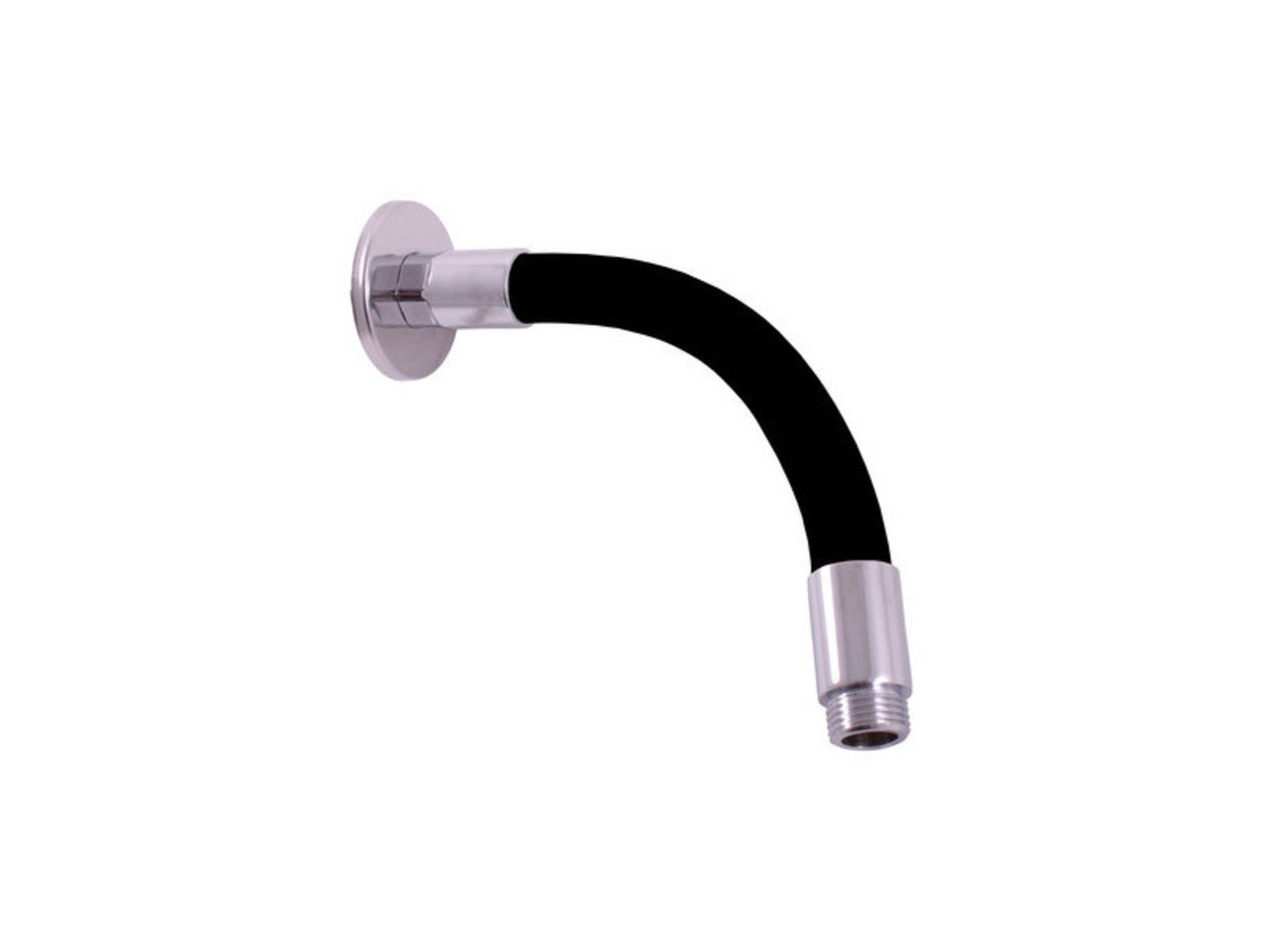 Držák sprchy flexi 23 cm stěnový, černý