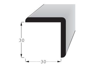 Lišta rohová vnější borovice 30x30mm, délka 240cm