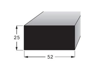 Hranol 52x25 mm nastavovaný smrk, délka 240 cm