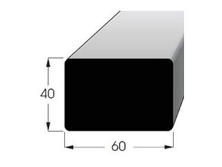 Hranol s radiusem 60x40 mm nastavovaný smrk, délka 200 cm