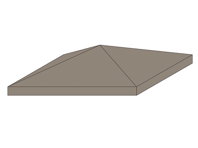 Obrázek produktu Střecha pro altán nůžkový, béžová
