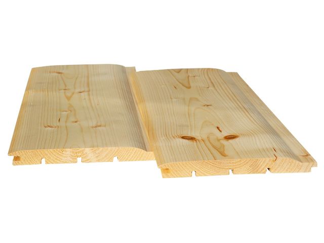 Obrázek produktu Palubka srubová profil D Smrk A/B, 19x186x4000 mm, bal. 2,976m2