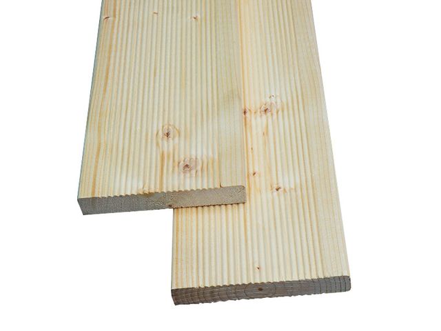 Obrázek produktu Prkno terasové Smrk A/B-, (oboust. jemně rýhované), 24x143x2000mm