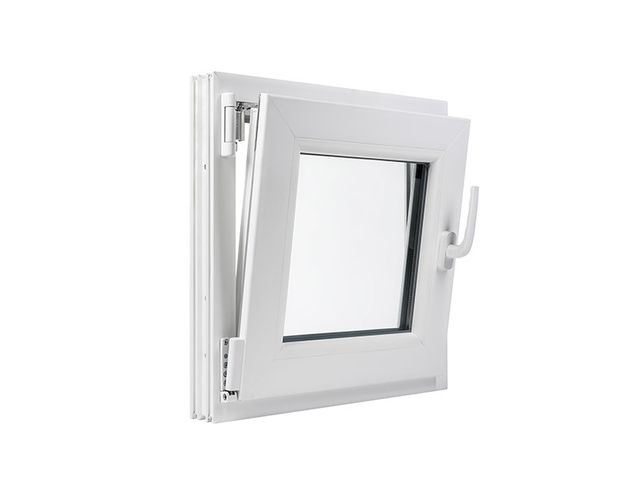 Obrázek produktu Okno plastové BRAVO bílé, OS1 50x50 L, 2sklo, 4kom/60mm (vč. kliky)