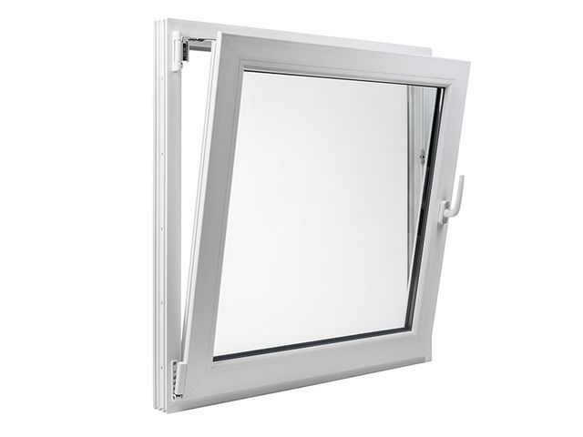 Obrázek produktu Okno plastové BRAVO bílé, OS1 90x90 L, 2sklo, 4kom/60mm (vč. kliky)