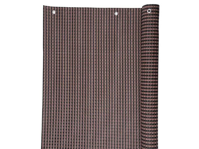 Obrázek produktu Zástěna balkonová POLYRATAN 90x300cm hnědo-černá