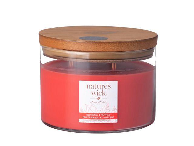 Obrázek produktu Svíčka Wood Wick Tumbler, Redberry & Nutmeg, 3 knoty, 433g