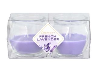 Svíčka vonná ve skle French Lavender, 2ks, Emocio