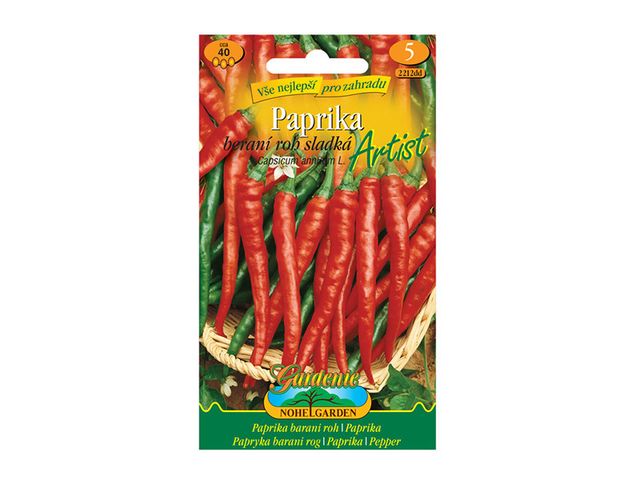 Obrázek produktu Paprika sladká beraní roh ARTIST, semínka