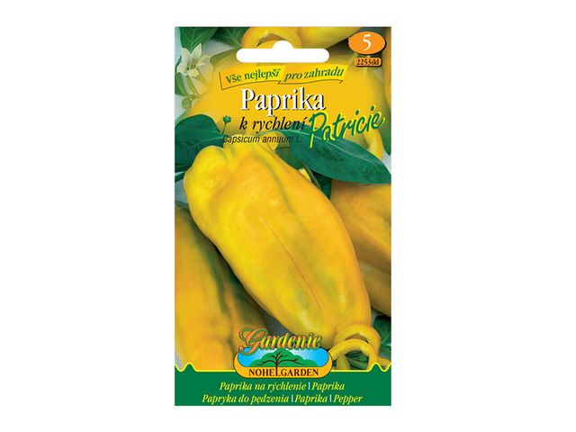 Obrázek produktu Paprika zeleninová k rychlení, žlutá PATRICIE, semínka