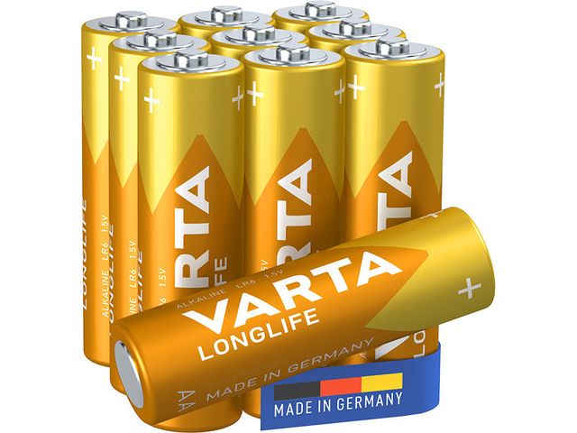 Obrázek produktu Baterie Longlife 10 AA VATRTA (Double Blister)
