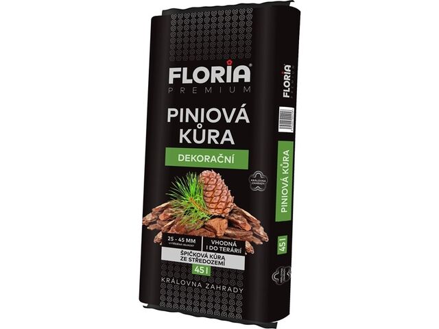 Obrázek produktu Kůra dekorační piniová, frakce 25-45mm, 45l, Floria