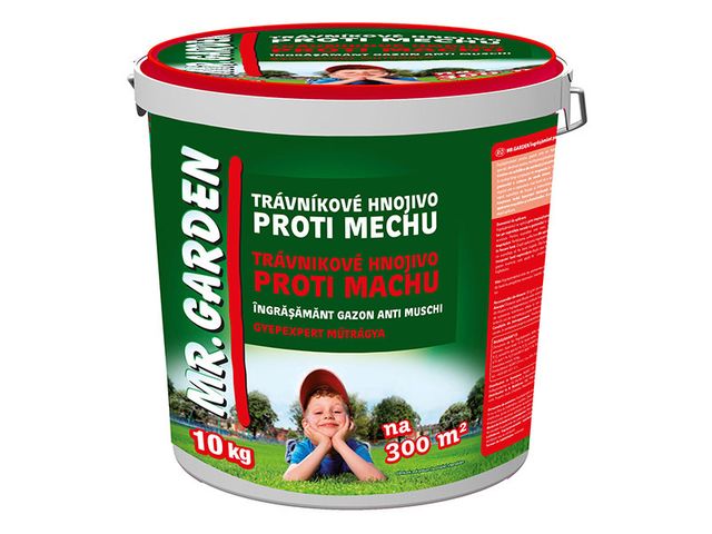 Obrázek produktu Hnojivo trávníkové Proti mechu 10kg, kbelík, Mr.Garden