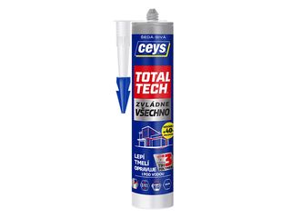 Lepidlo a tmel Total Tech Express šedý 290 ml