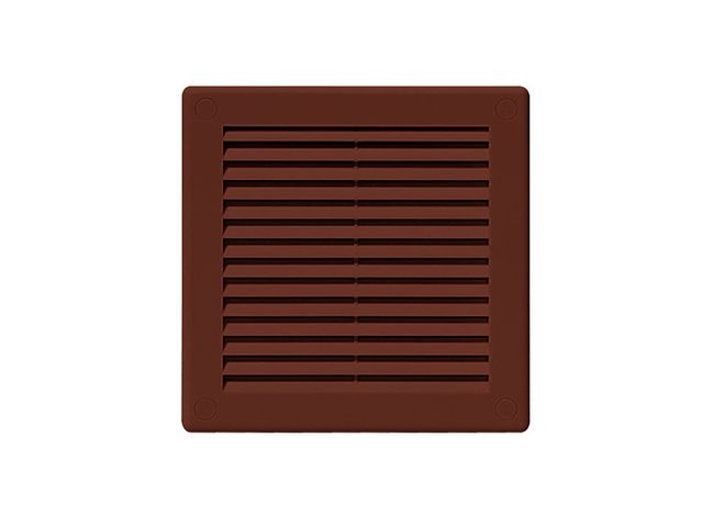 Obrázek produktu Mřížka větrací se síťovinou 250 x 250 mm, hnědá