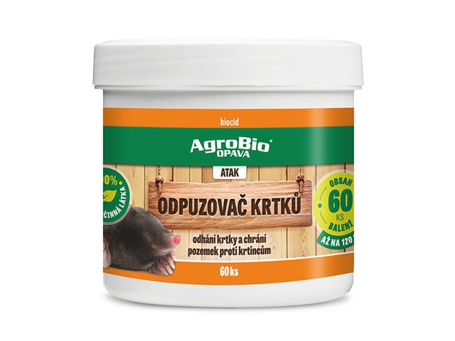 Obrázek produktu Odpuzovač krtků, 60ks, KP