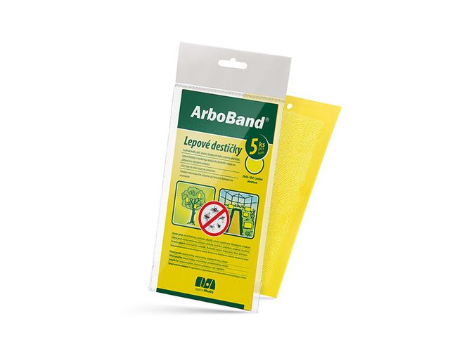 Obrázek produktu Lepové destičky žluté ArboBand 5ks