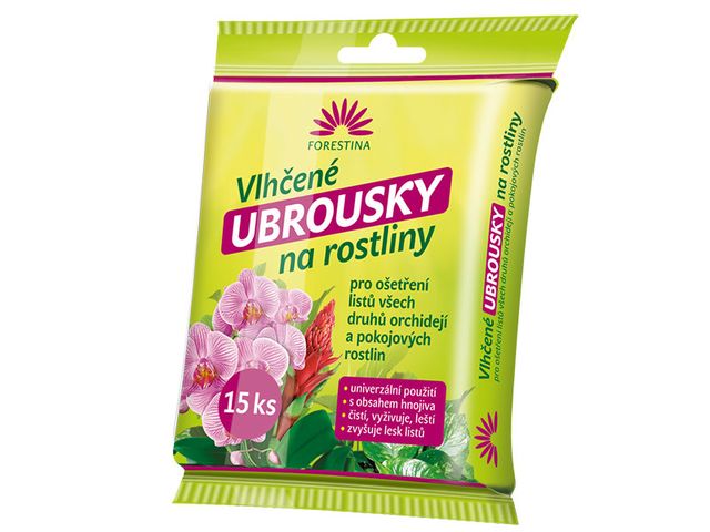 Obrázek produktu Ubrousky vlhčené na rostliny, 15ks