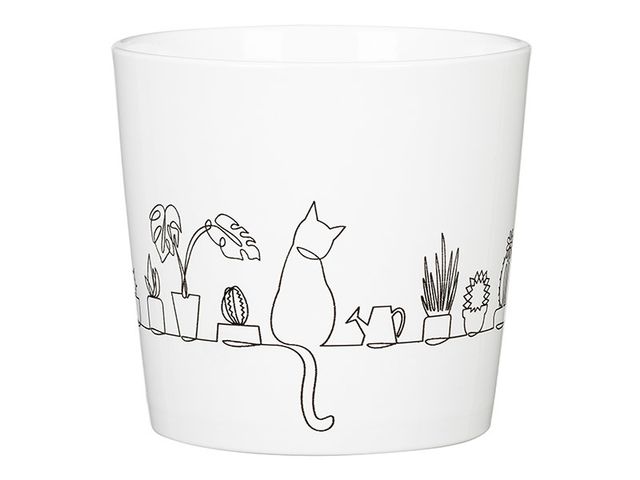 Obrázek produktu Obal keramický Catview pr.13cm/870 s motivem kočky