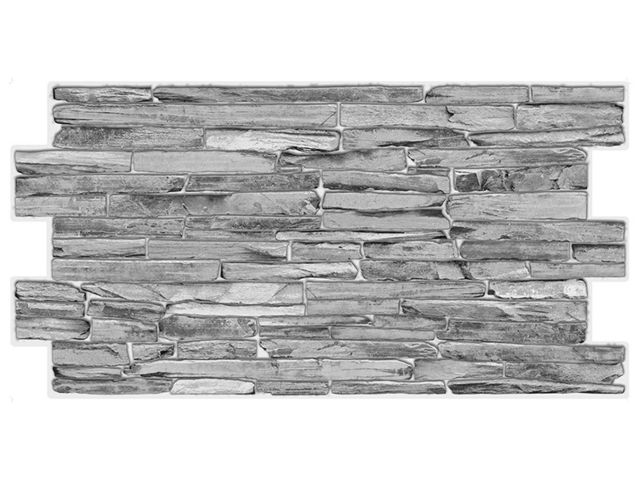 Obrázek produktu Regul PVC panel Stone grey platte 980 x 500 x 0,4mm