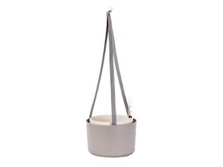 Květináč samozavlažovací Berberis, taupe + slonová kost, 26 cm trojzávěs