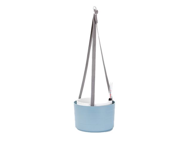 Obrázek produktu Květináč samozavlažovací Berberis, šedomodrá + bílá, 26 cm trojzávěs