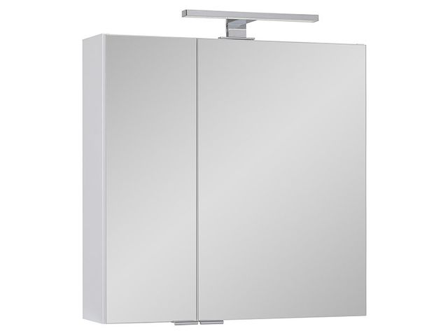 Obrázek produktu Skříňka zrcadlová Fany 60 s LED osvětlením, bílá, lesk, 60x68x16
