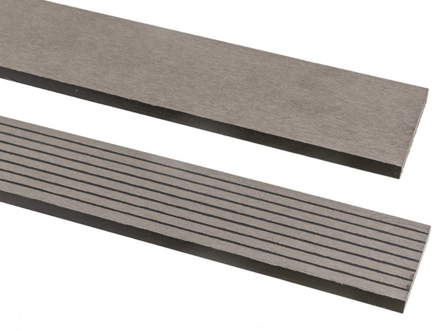 GUTTA Plotovka WPC GUTTAFENCE light grey, rovný konec (hladká/drážky) 12x80x1000mm