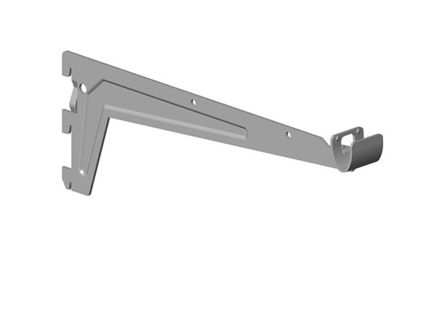 Obrázek produktu Nosník pro šatní tyč 330mm, stříbrný