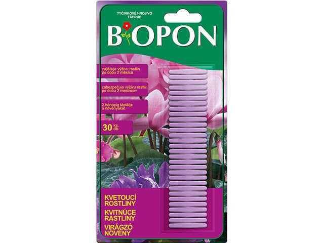 Obrázek produktu Tyčinky hnojivové kvetoucí rostliny 30ks, BOPON