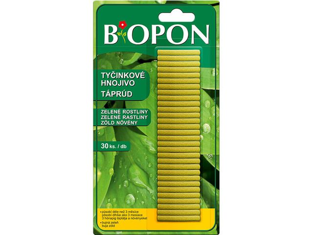 Obrázek produktu Tyčinky hnojivové zelené rostliny 30ks, BOPON