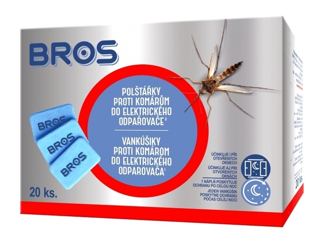 Obrázek produktu Náplně - polštářky do elektrického odpařovače 20ks, BROS