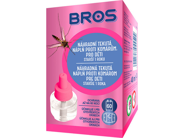 Obrázek produktu Náplň tekutá do elektrického odpařovače pro děti 40ml, BROS
