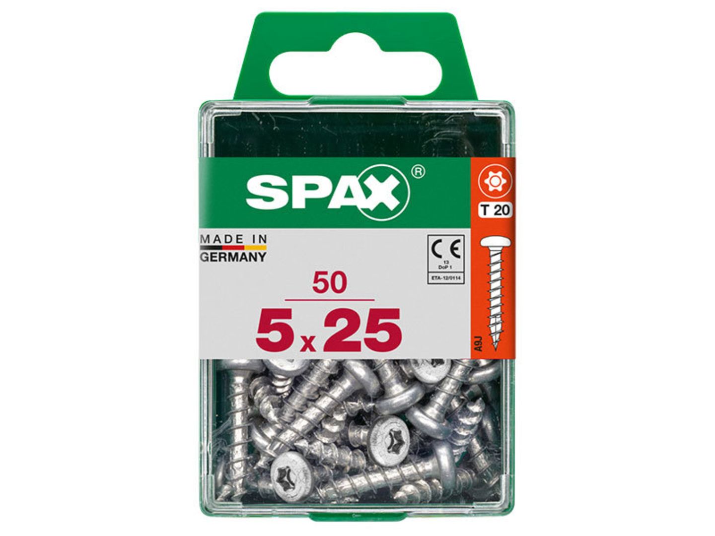 Vrut 5x25, půlkulatá hlava, T-STAR plus, WIROX, 50 ks (M)