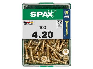 Vrut 4x20, zápustná hlava, PZ, YELLOX, 100 ks (M)