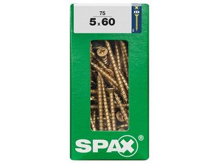 Vrut 5x60, zápustná hlava, PZ, YELLOX, 75 ks (L)