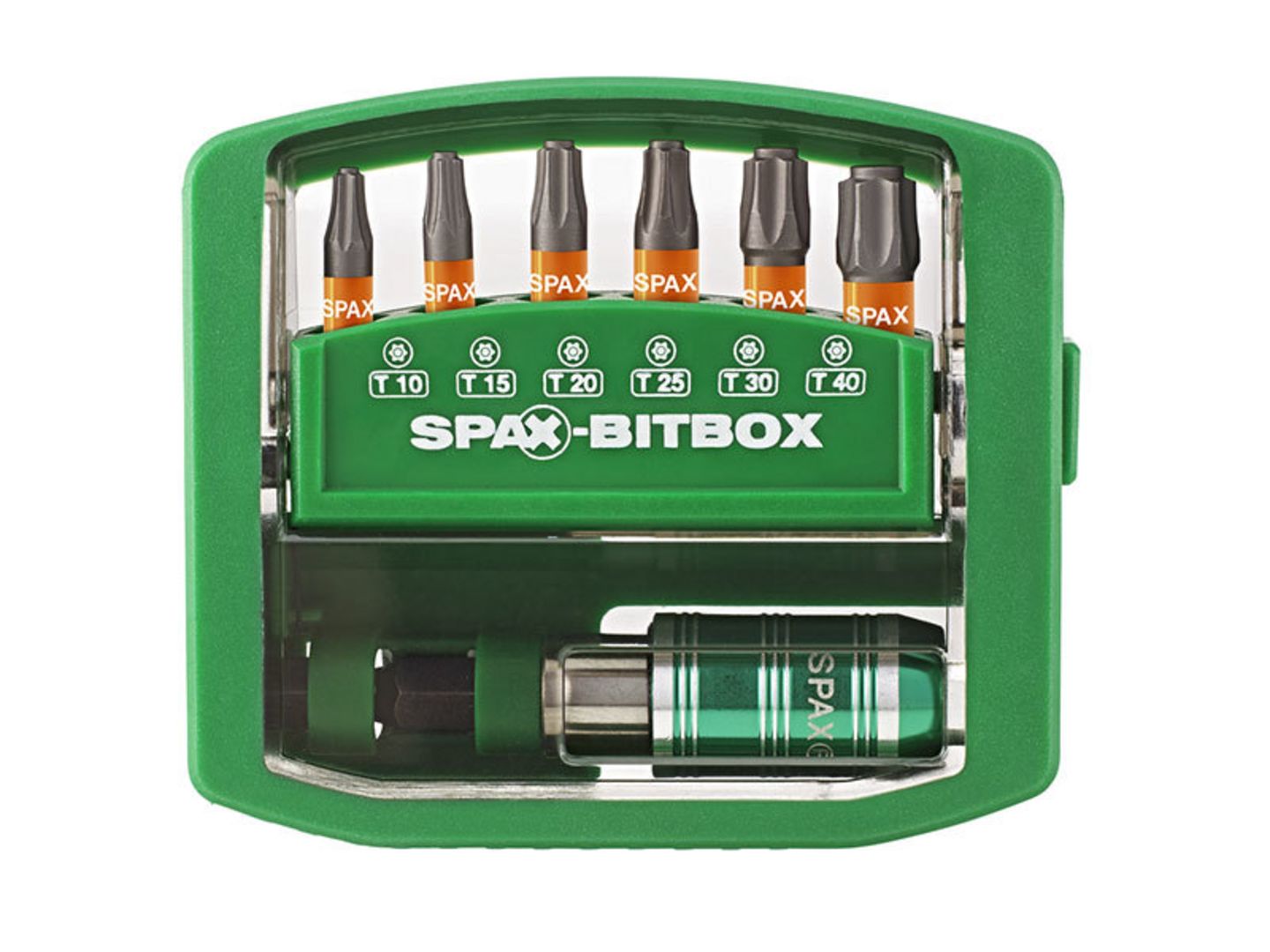 Sada 6 bitu, T10,T15,T20,T25,T30,T40, T-STAR plus, + Rapidaptor-držák bitů, 1 ks