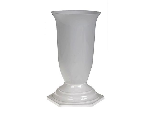 Obrázek produktu Váza zátěžová NATY bílá, 23cm