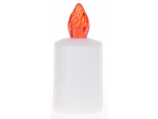 Svíčka elektrická červená, v. 11cm, svítí 88 dnů