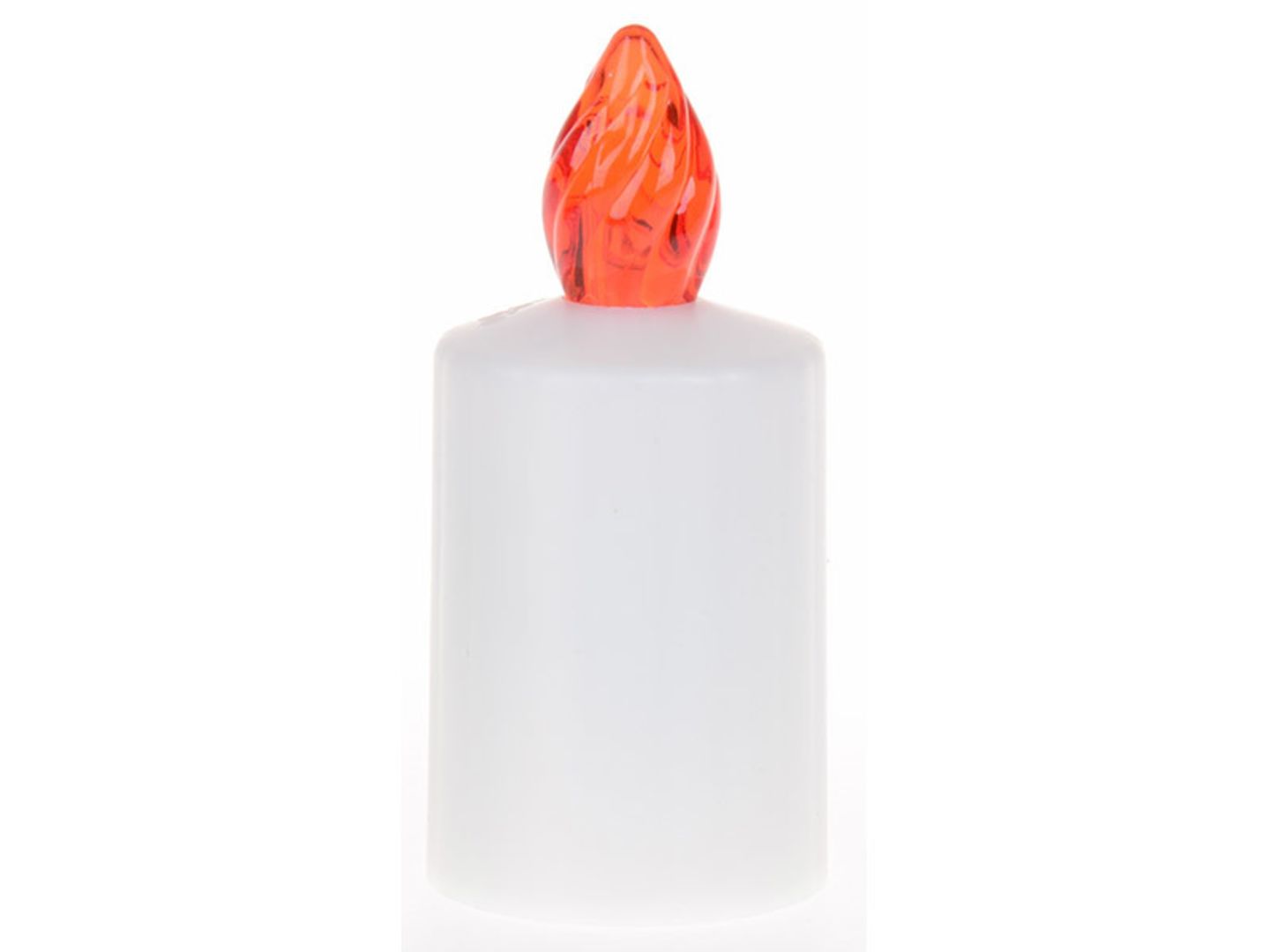 Svíčka elektrická červená, v. 11cm, svítí 88 dnů