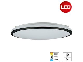 Svítidlo stropní LED IP44 R CCT 18W pr.33 cm x 6,2 cm antracit