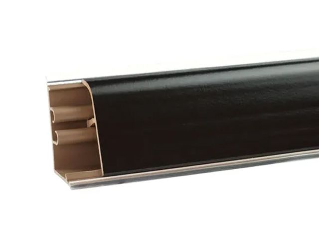 Obrázek produktu Lišta kuchyňská těsnící plastová LB37 - černá, 21x37x3000mm