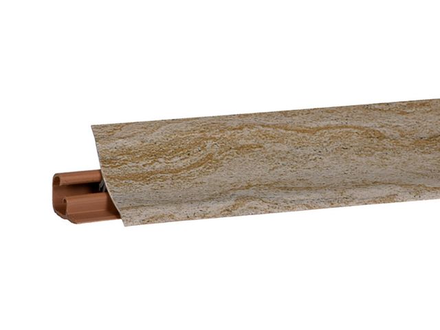 Obrázek produktu Lišta kuchyňská těsnící plastová LB37 - cedr, 21x37x3000mm