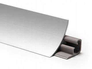 Lišta kuchyňská těsnící plastová LIRA mini LB23 - hliník, 23x23x3000mm