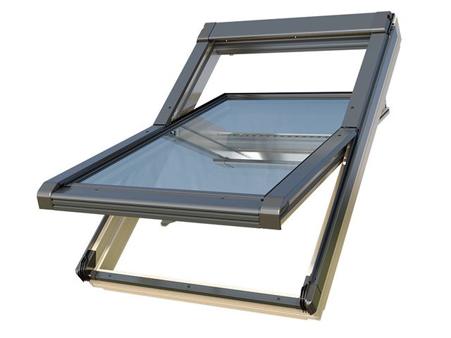 Obrázek produktu Okno střešní dřevěné Klasik NKV S2, 55x78cm - kyvné, 2sklo